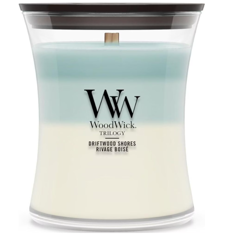 WoodWick Driftwood Shores Duftkerze (275g)