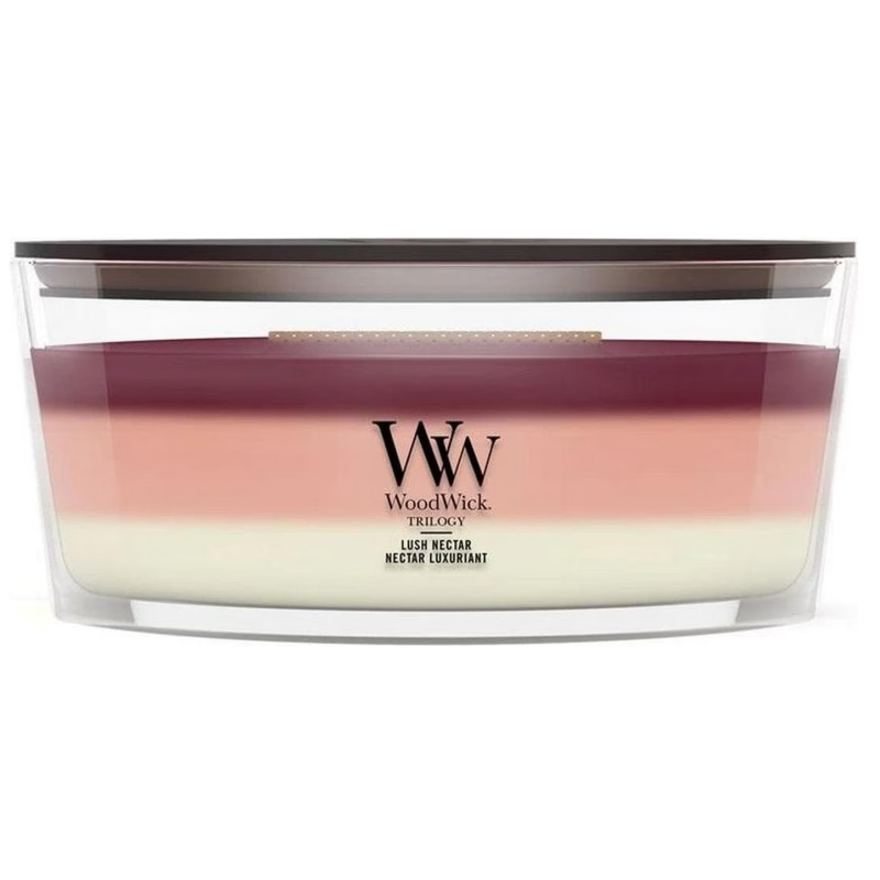WoodWick Ellipse Lush Nectar Duftkerze (454g)