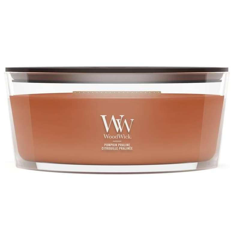 WoodWick Ellipse Pumpkin Praline Duftkerze (454g)