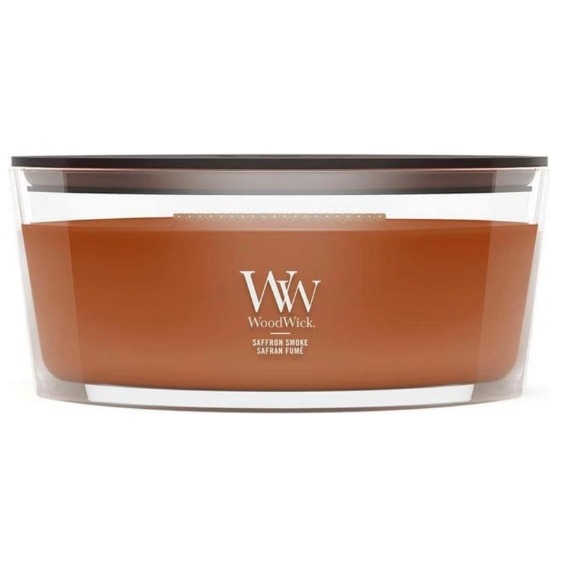WoodWick Ellipse Saffron Smoke Duftkerze (454g)