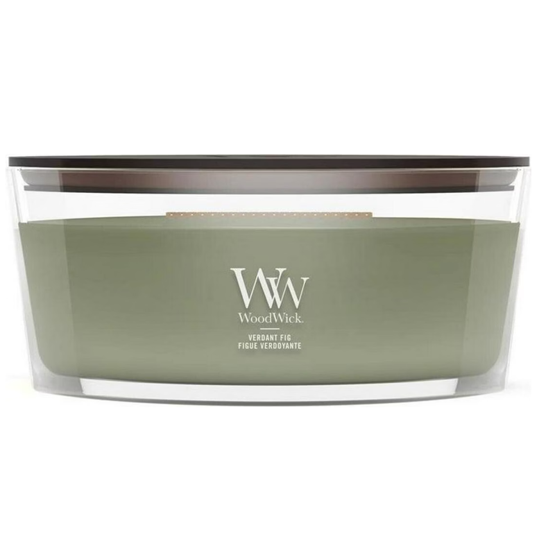 WoodWick Ellipse Verdant Fig Duftkerze (454g)
