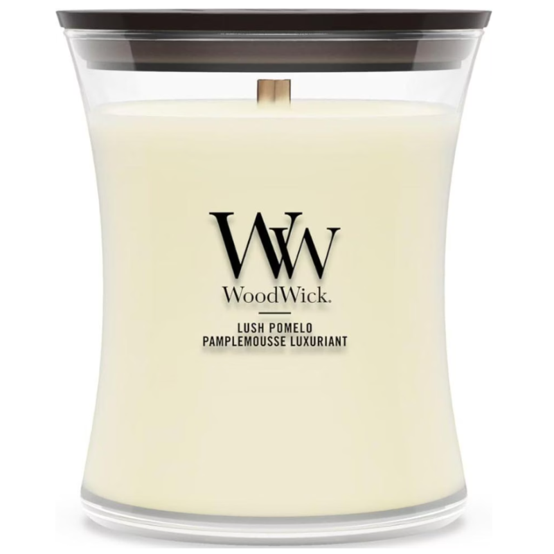 WoodWick Lush Pomelo Duftkerze (275g)