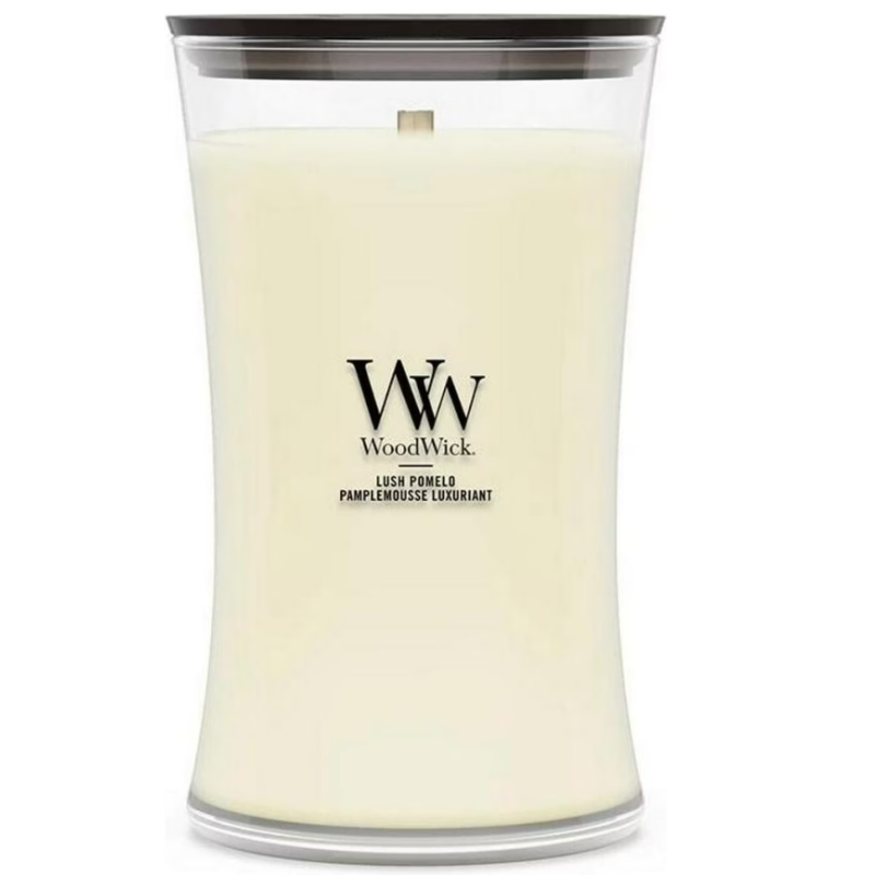 WoodWick Lush Pomelo Duftkerze (610g)