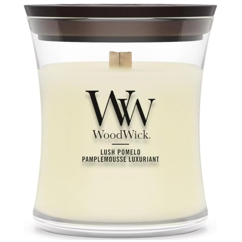 WoodWick Lush Pomelo Duftkerze (85g)