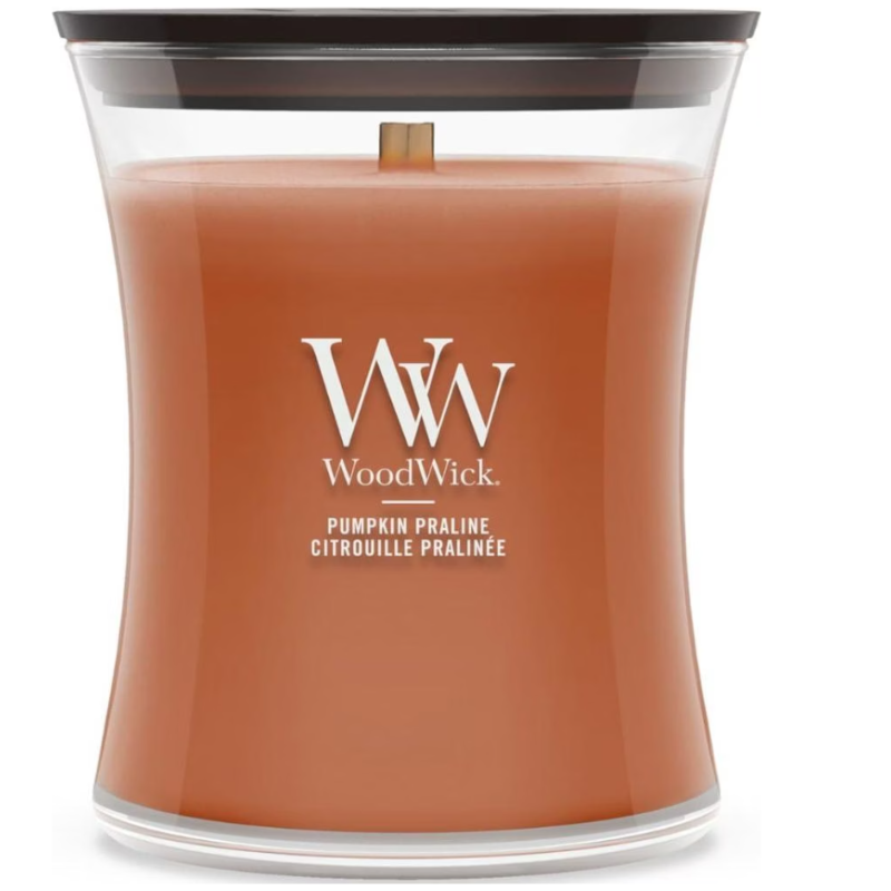 WoodWick Pumpkin Praline Duftkerze (275g)
