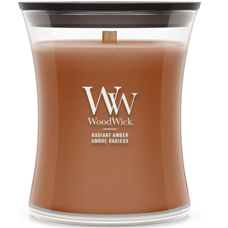 WoodWick Radiant Amber Duftkerze (275g)