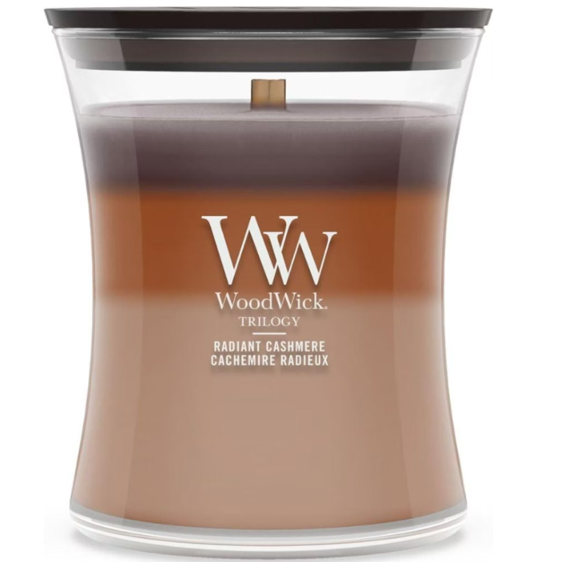 WoodWick Radiant Cashmere Duftkerze (275g)