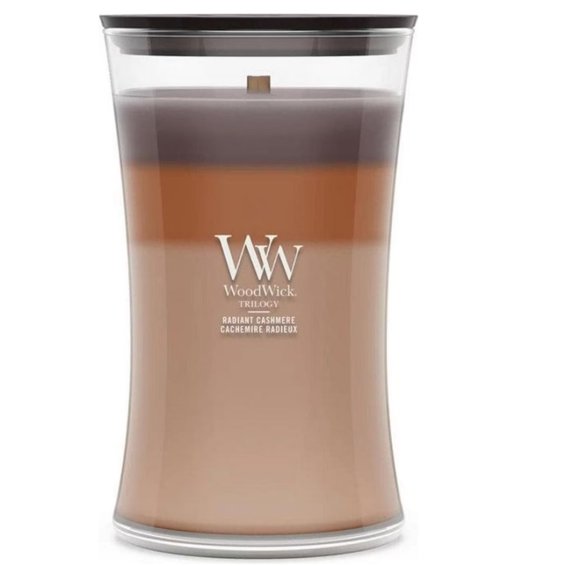 WoodWick Radiant Cashmere Duftkerze (610g)