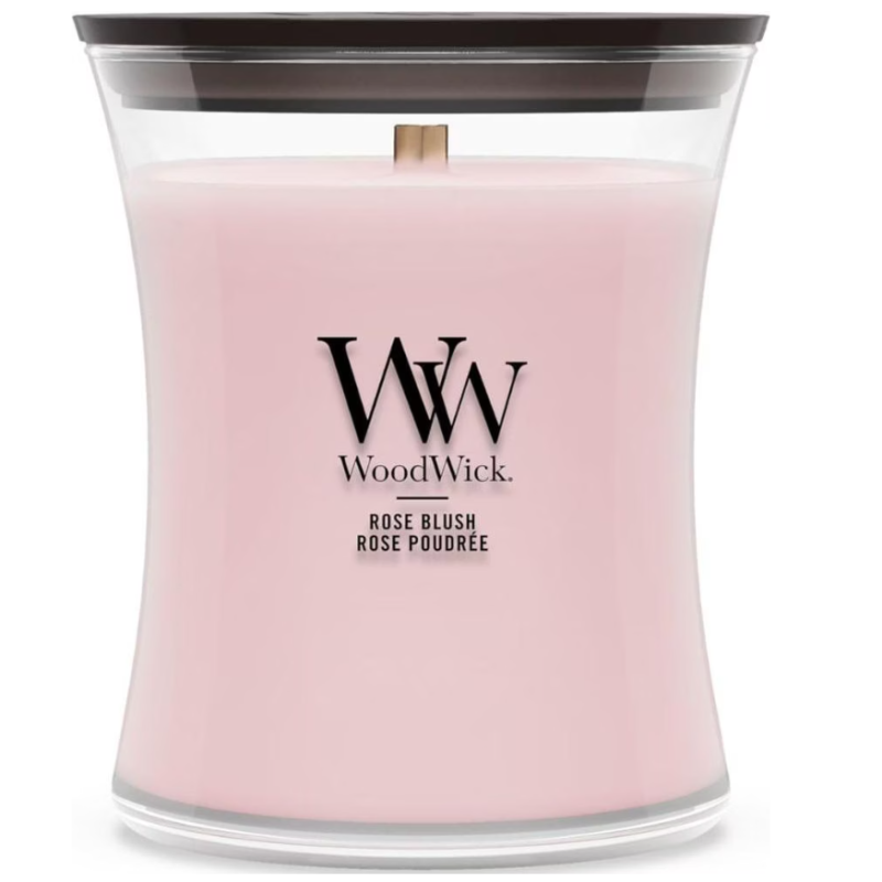 WoodWick Rose Blush Duftkerze (275g)