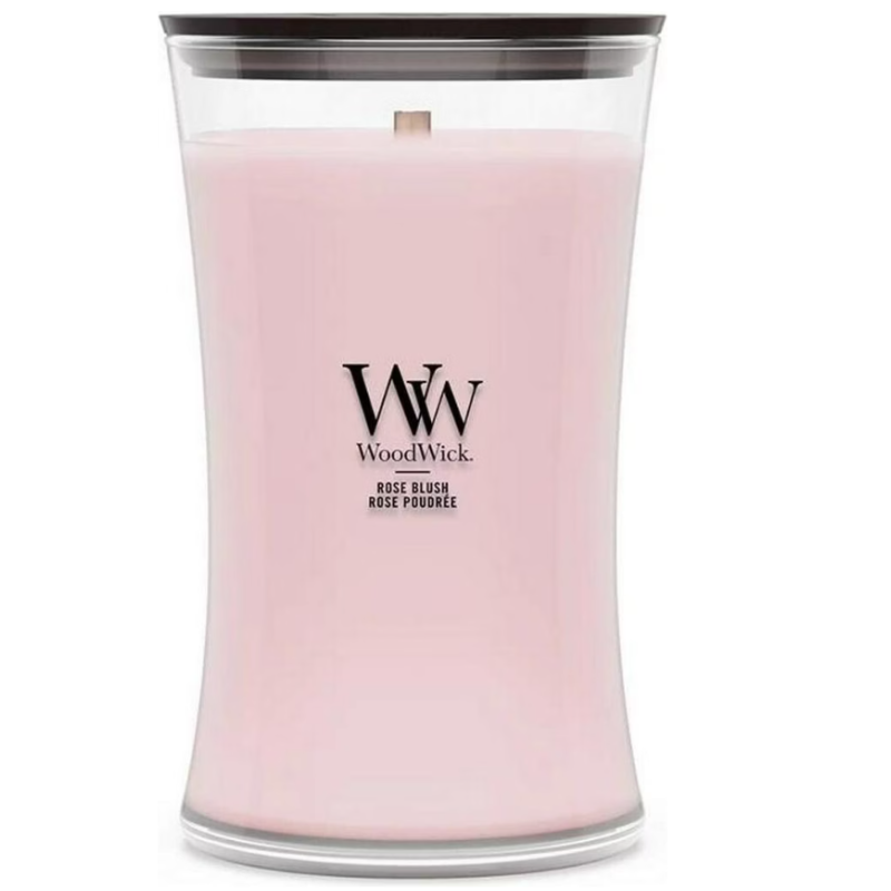 WoodWick Rose Blush Duftkerze (610g)