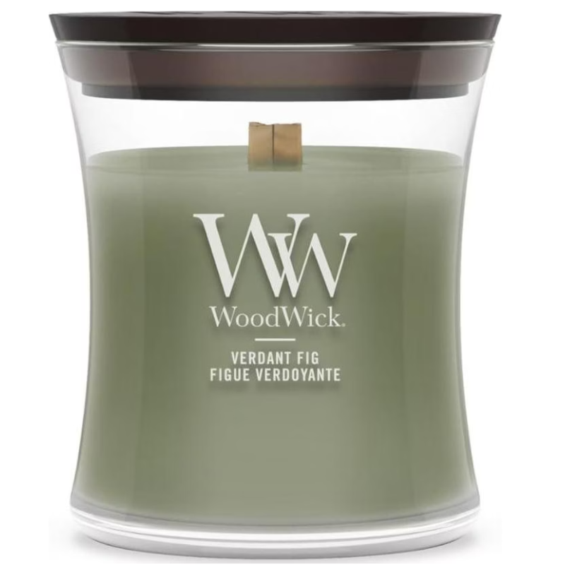 WoodWick Verdant Fig Duftkerze (85g)