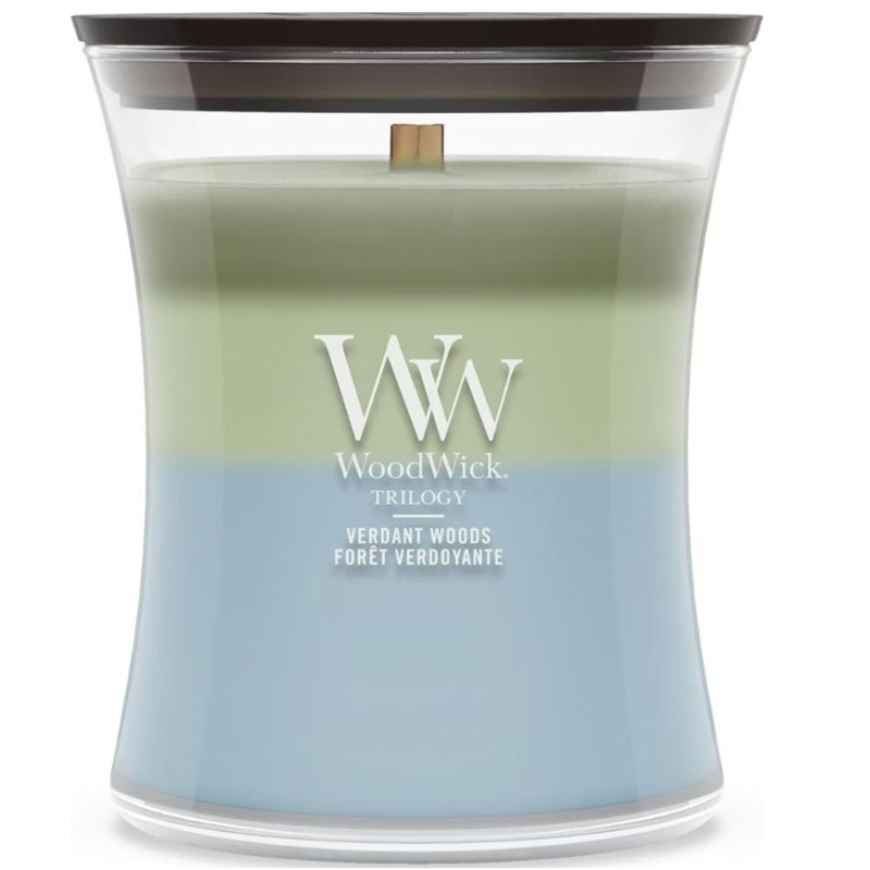WoodWick Verdant Woods Duftkerze (275g)