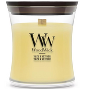 WoodWick Yuzu & Vetiver Duftkerze (85g)