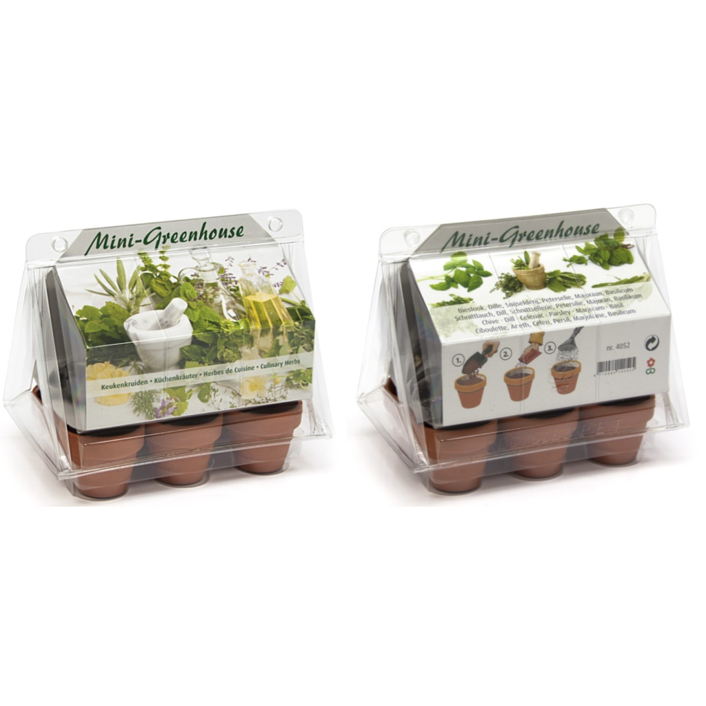 Wyss Garten Mini-Gewächshaus Kräuter-Set (1 Stk)