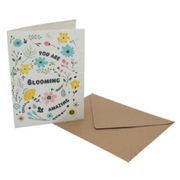 Wyss Garten Postkarte aus Samenpapier, Blooming (1 Stk)