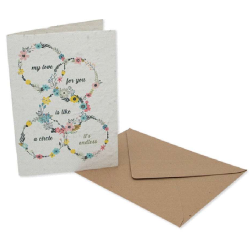 Wyss Garten Postkarte aus Samenpapier, My Love (1 Stk)