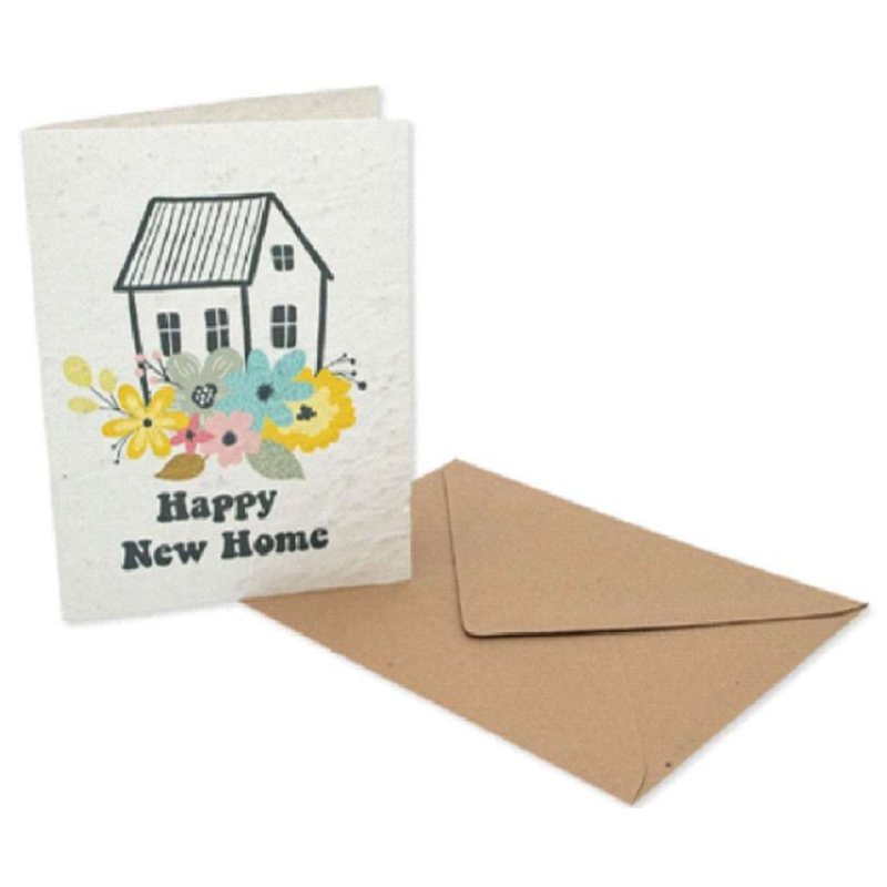 Wyss Garten Postkarte aus Samenpapier, New Home (1 Stk)