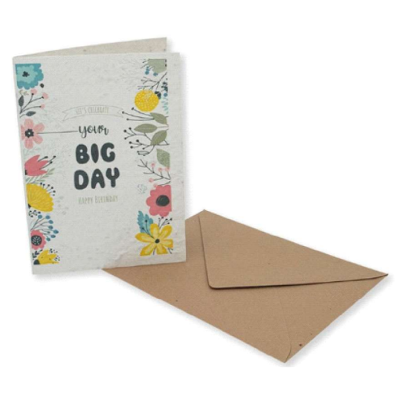 Wyss Garten Postkarte aus Samenpapier, Your Big Day (1 Stk)