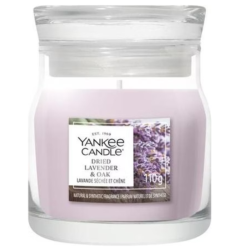 Yankee Candle Dried Lavender & Oak Duftkerze (110g)