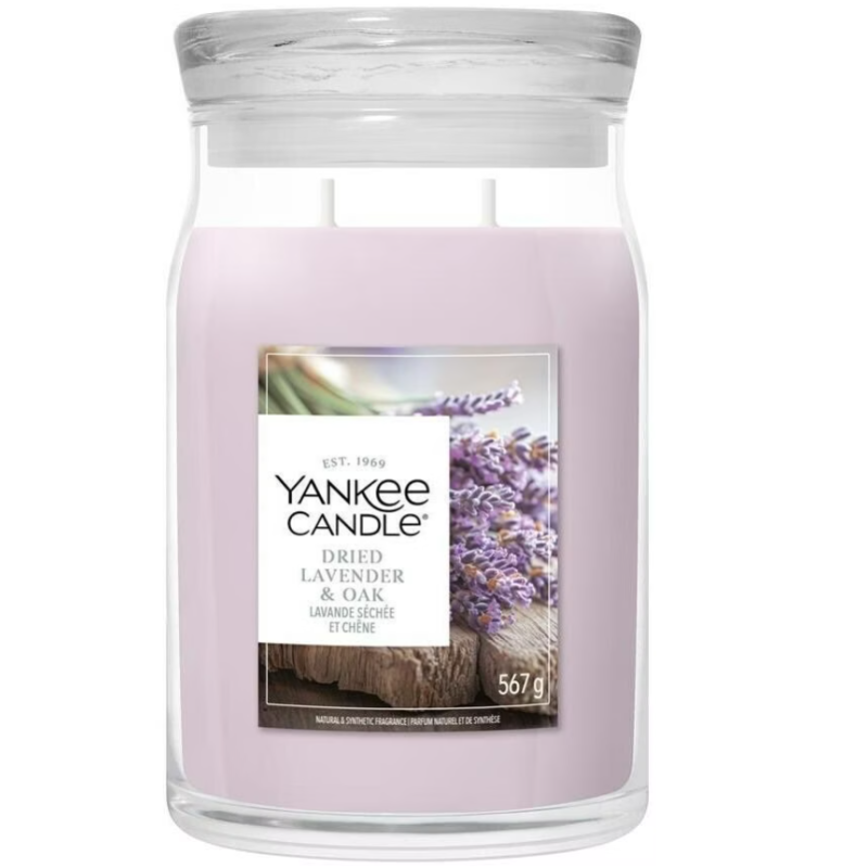 Yankee Candle Dried Lavender & Oak Duftkerze (567g)