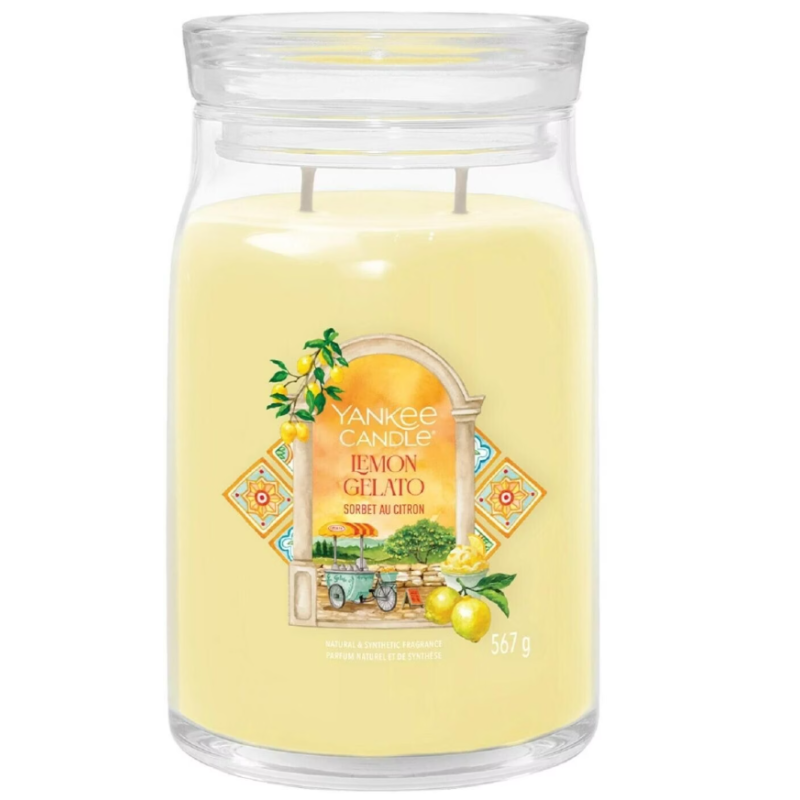Yankee Candle Lemon Gelato Duftkerze (567g)