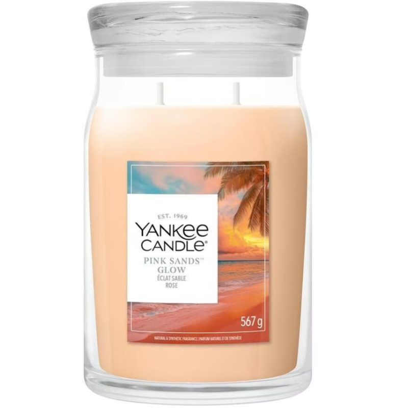 Yankee Candle Pink Sands Glow Duftkerze (567g)