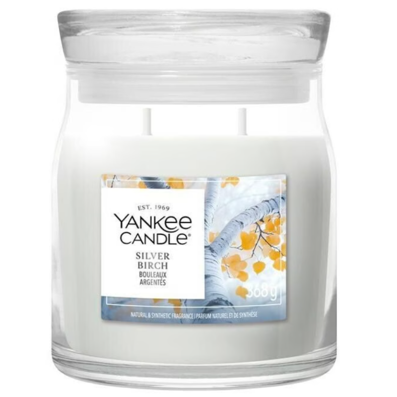 Yankee Candle Silver Birch Duftkerze (368g)