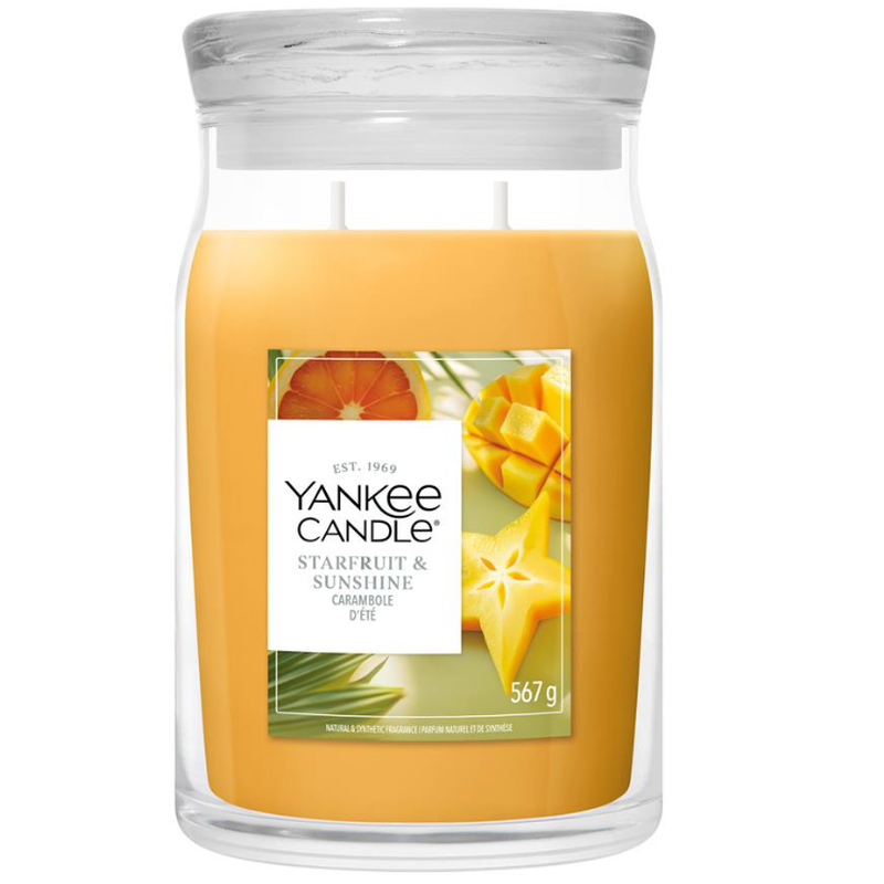 Yankee Candle Starfruit & Sunshine Duftkerze (567g)