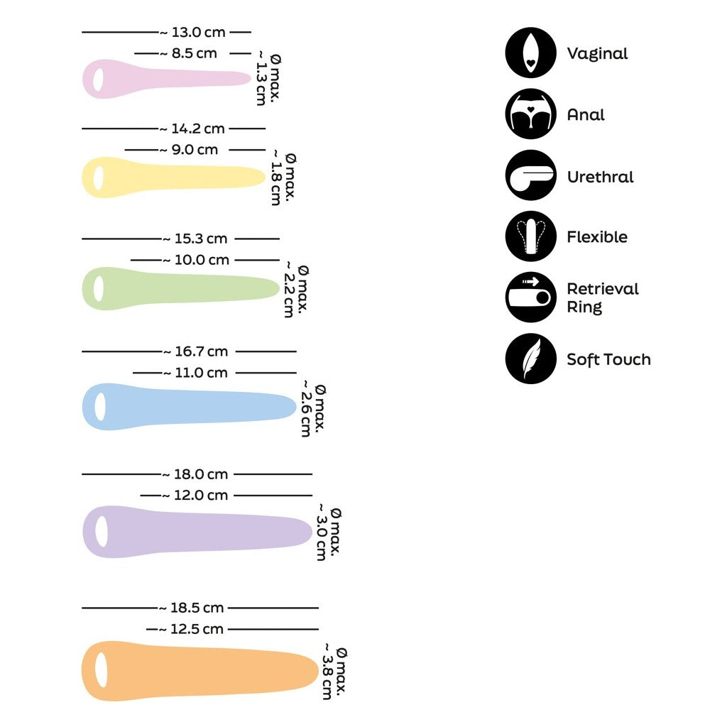 You2Toys Six in a Row 2.0 Dildo-Set (6-teilig)