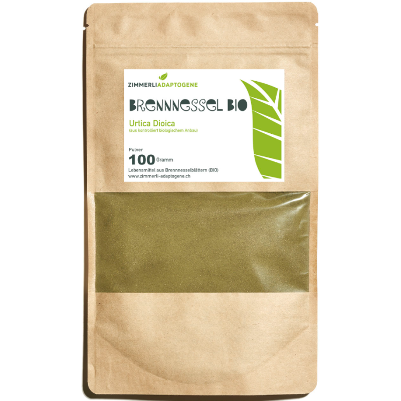 Zimmerli Adaptogene Brennnessel Pulver Bio (100g)
