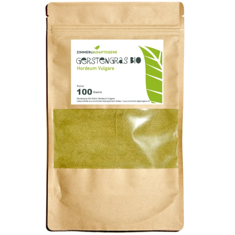Zimmerli Adaptogene Gerstengras Pulver Bio (100g)