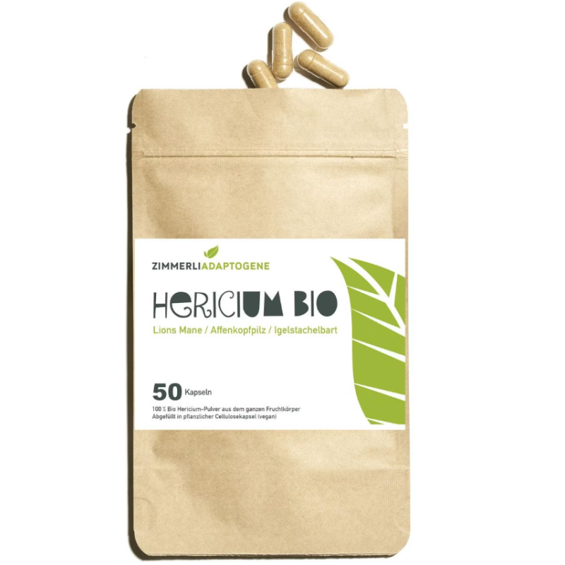 Zimmerli Adaptogene Hericium Kapseln Bio (50 Stk)