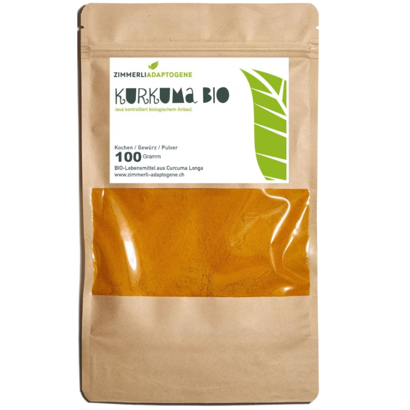 Zimmerli Adaptogene Kurkuma Pulver Bio (100g)