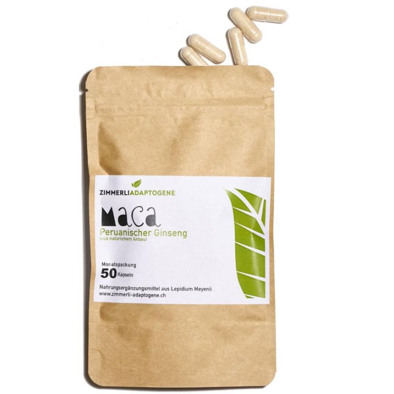 Zimmerli Adaptogene Maca Kapseln Bio (50 Stk)