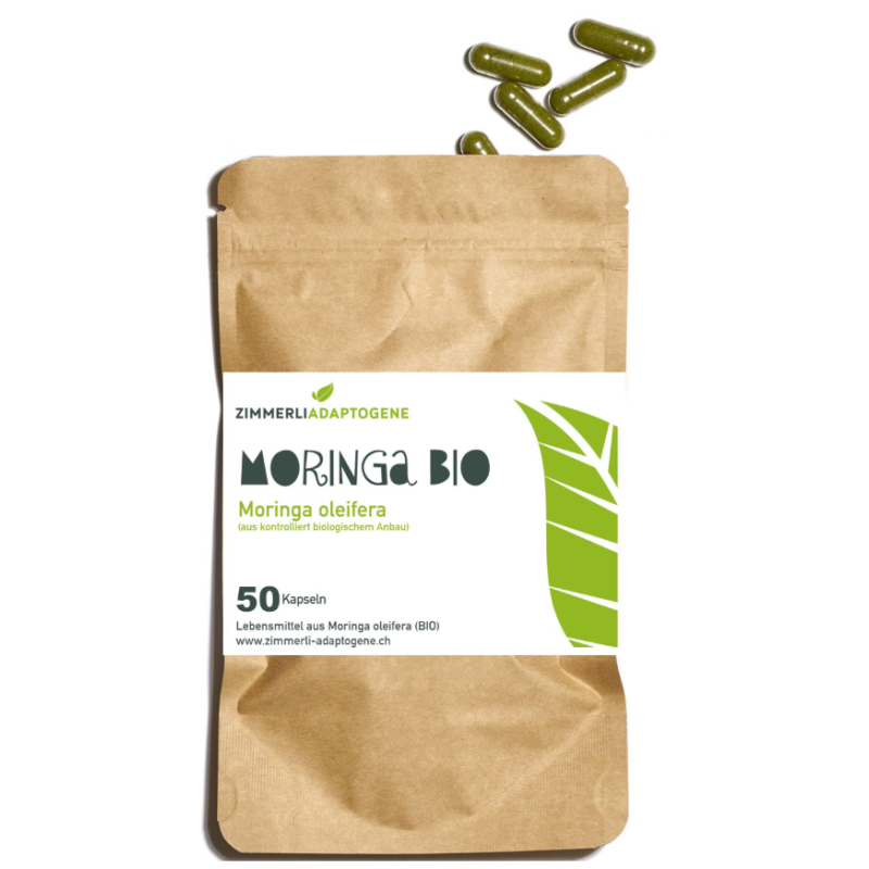 Zimmerli Adaptogene Moringa Kapseln Bio (50 Stk)