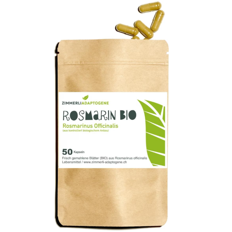 Zimmerli Adaptogene Rosmarin Kapseln Bio (50 Stk)
